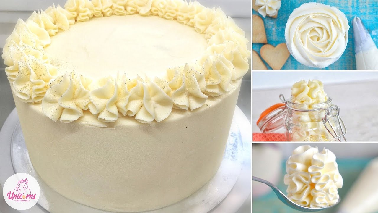 3 CREME per STUCCARE le tue torte in modo PERFETTO | UnicornsEatCookies