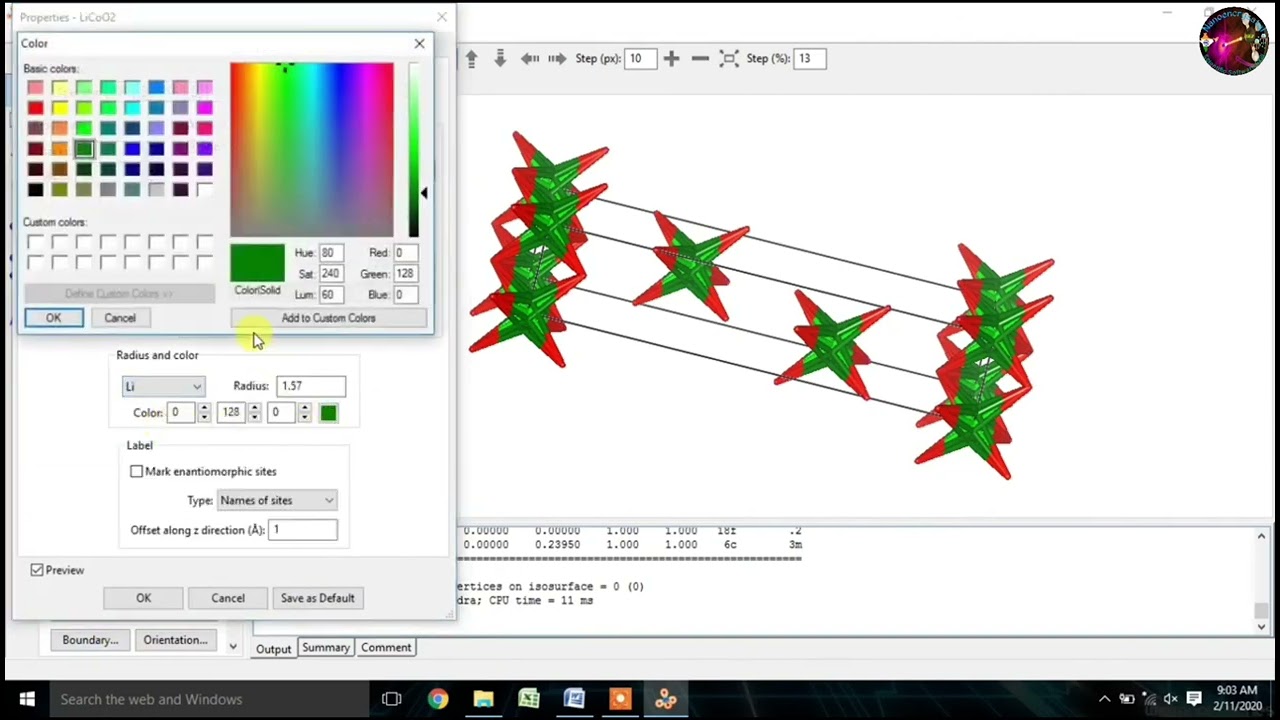How to Generate Crystal Structure of Lithium Cobalt Oxide (LiCoO2) via VESTA software #nanoencrystal