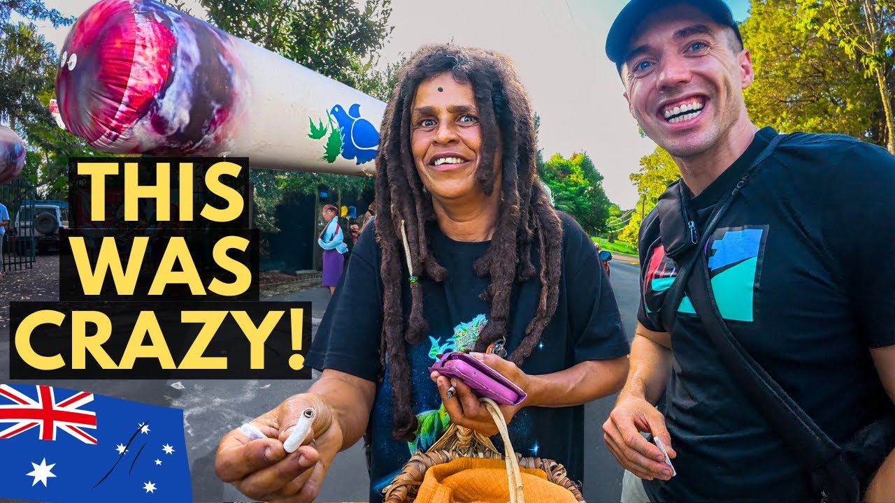 The Cannabis Capital Of Australia - Is This Place Out of Control? Nimbin, Mullumbimby, Banglow 🇦🇺