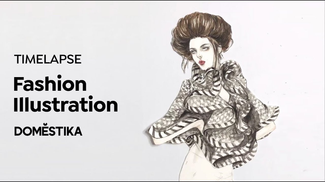 TIMELAPSE Acuarela | Ilustraci&oacute;n de Moda desde Cero | Connie Lim | Domestika
