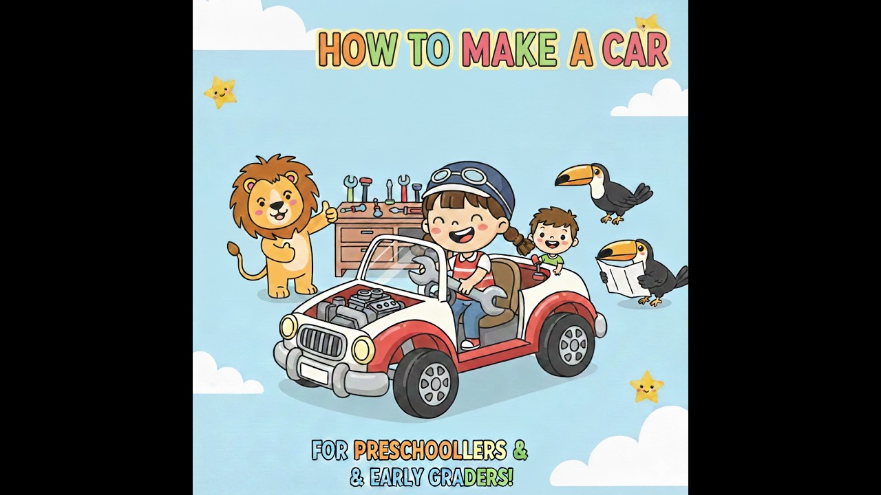 STEP BY STEP MAKING OF A CAR| ANIMATED LEARNING| SCIENCE LEARNING