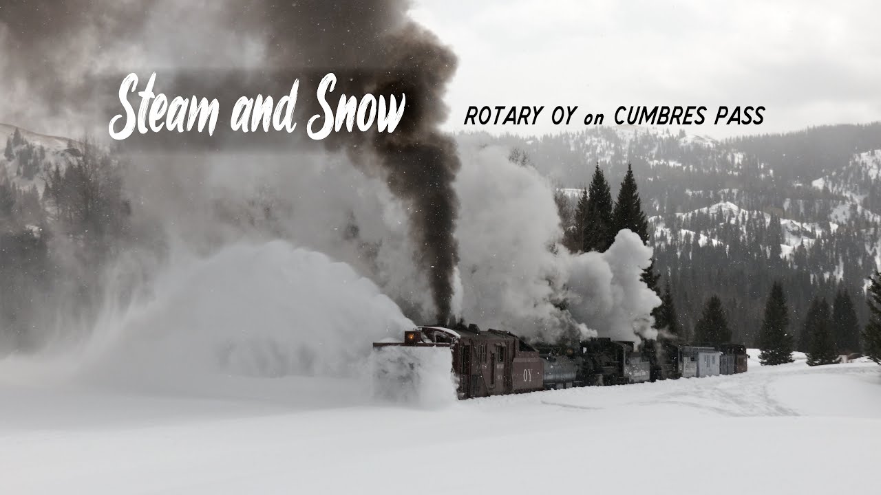 Steam and Snow [Rotary OY on Cumbres Pass]