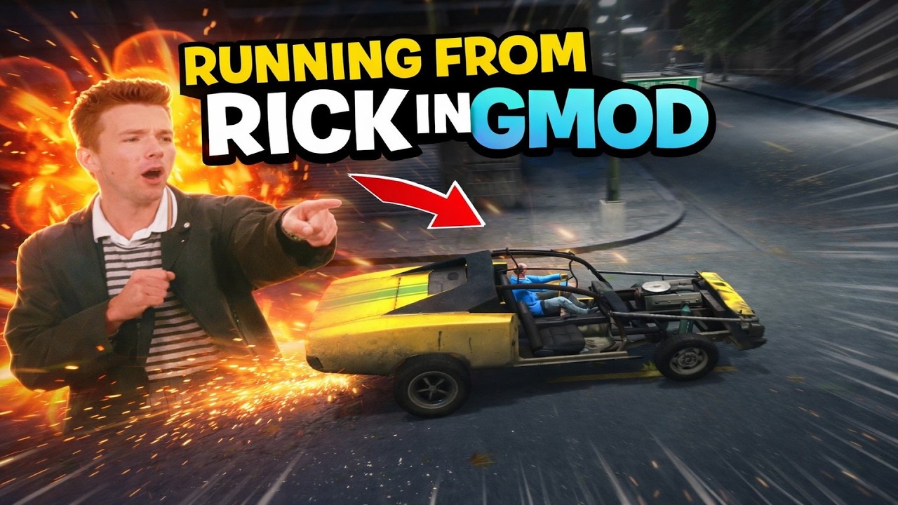 RUNNING FROM RICK IN GMOD