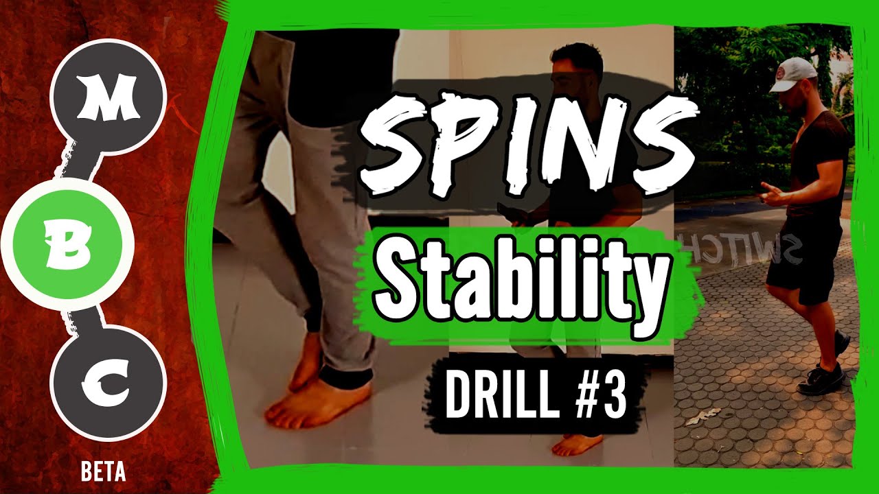 🦵Improve Your Spins★Stability Balance Dance Exercise & Drill #3 [How to Keep Balance in Spins]