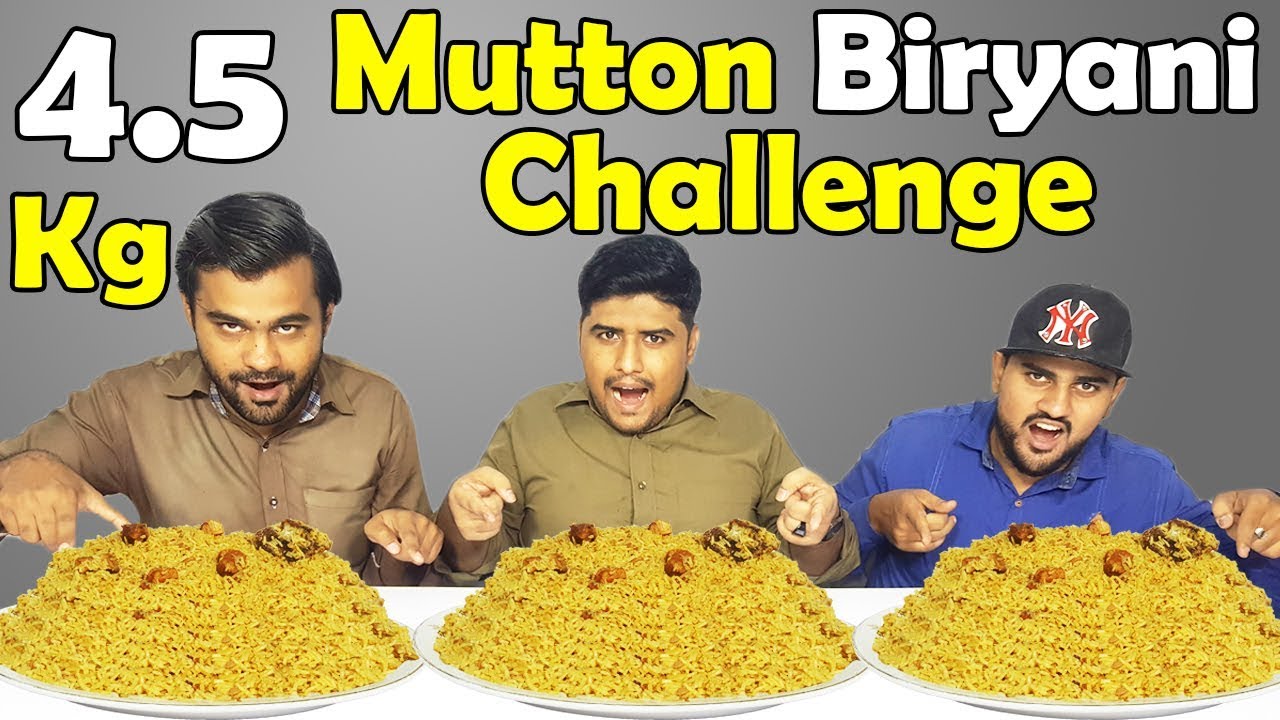 4.5 Kg Mutton Biryani Challenge | Biryani Challenge | Food Challenges | Yummy Dare