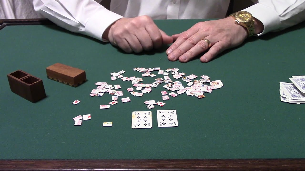 Speed Demo of Karate Kard by Alan Warner Performed by Andy Martin