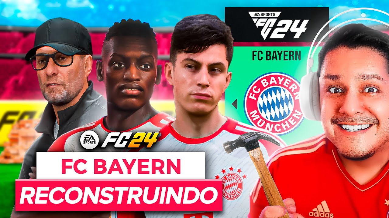 RECONSTRUINDO O BAYERN de MUNIQUE! FC 24 Modo Carreira