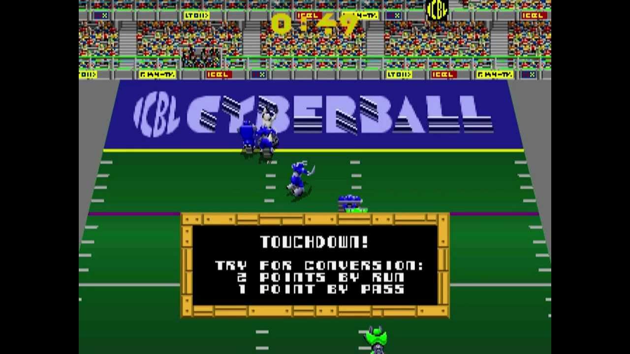 Atari Tournament Cyberball 2072 MAME arcade gameplay