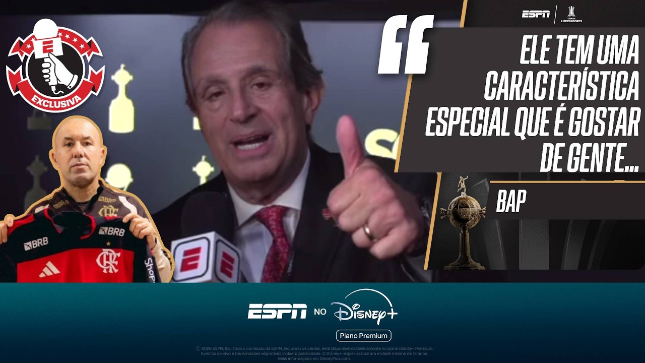 BAP FALA SOBRE DECLARAÇÃO DE ABEL FERREIRA E SE DERRETE POR LEONARDO JARDIM | EXCLUSIVA ESPN