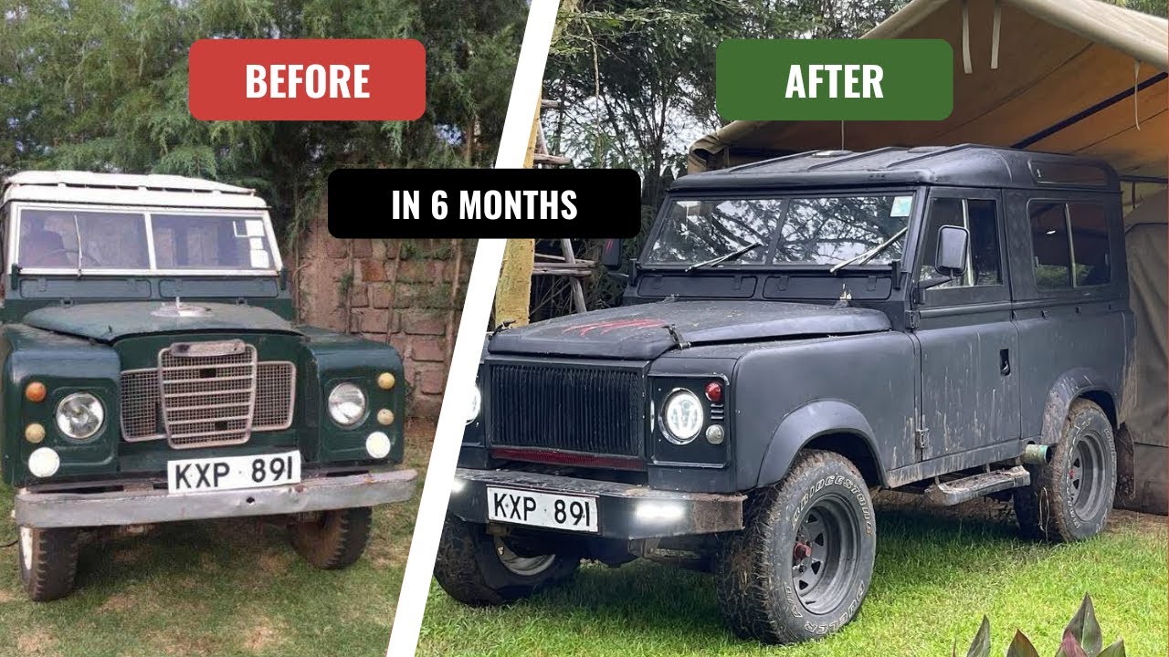 Timelapse 6 Months, One Dream: My Epic Land Rover Restoration Journey!