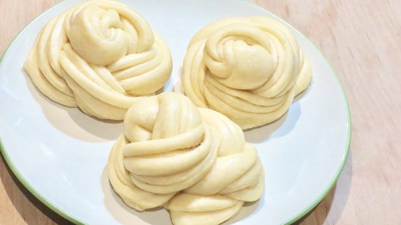 Bánh Bao Sữa, Ăn Chay Và Mặn, Cách Làm Từ Bột Mì Đa Dụng | Milk Steamed Buns