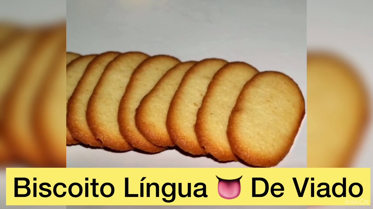 Biscoito Língua 👅 de veado  🦌