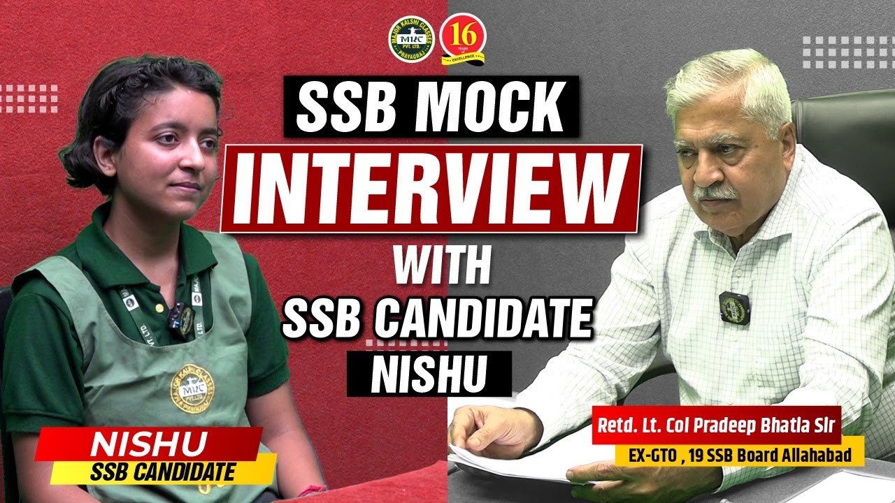 SSB Personal Interview Mock Interview with Col Bhatia Sir | SSB Interview Coaching in India &ndash; MKC