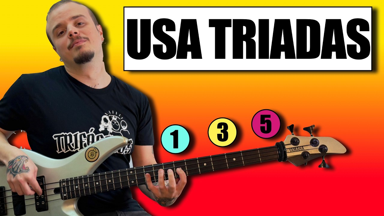 Deja de practicar escalas: usa tríadas en el bajo