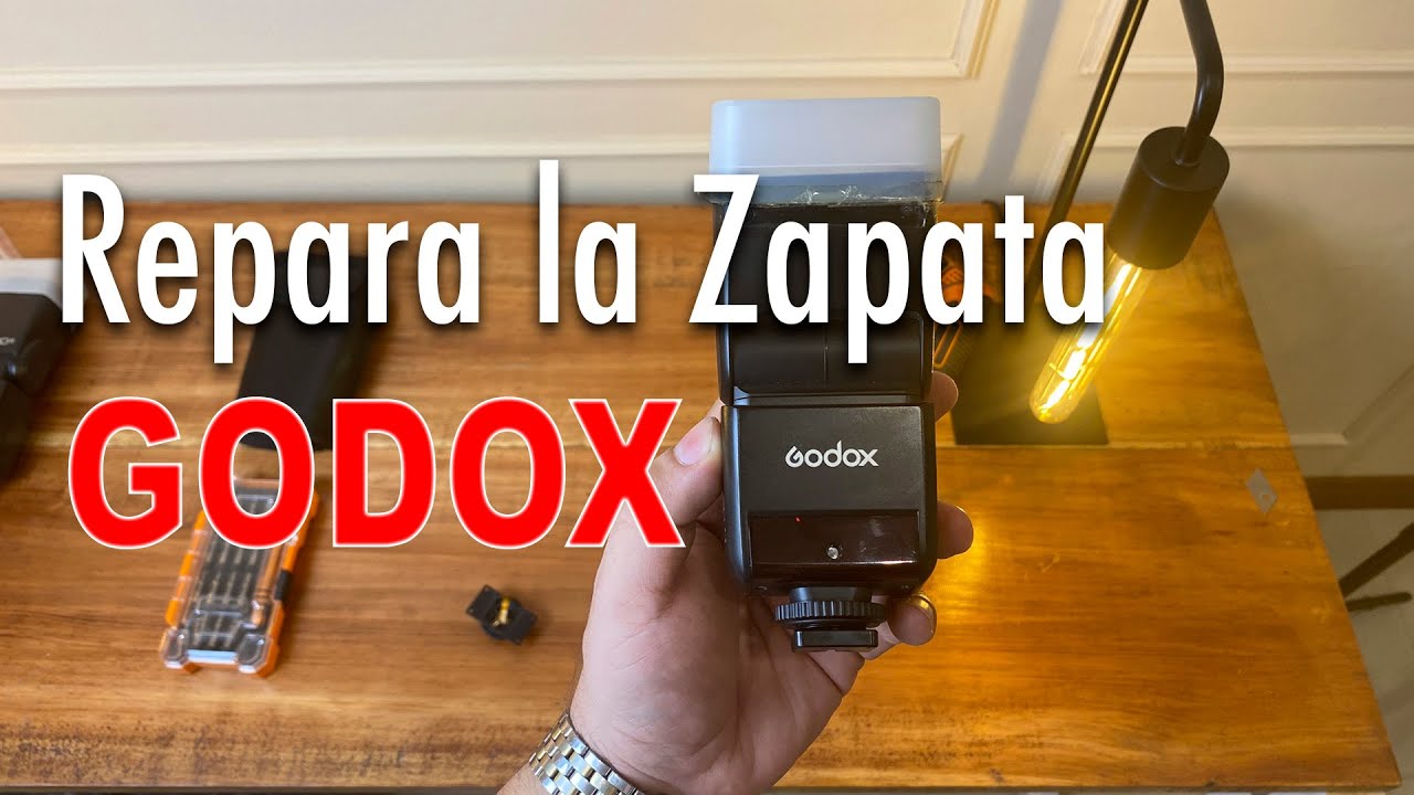 ASI REPARÉ LA ZAPATA DE MI FLASH GODOX