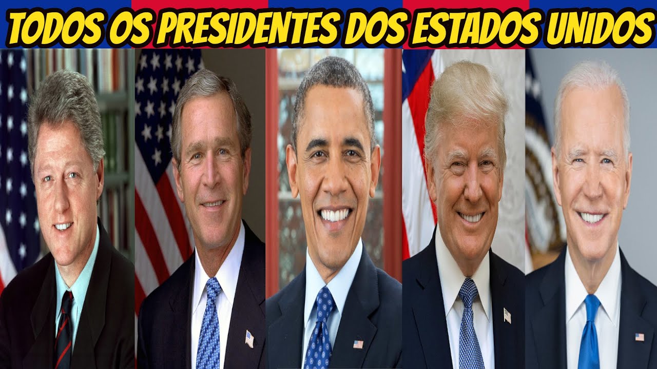 TODOS OS PRESIDENTES DOS ESTADOS UNIDOS (1789-2021)