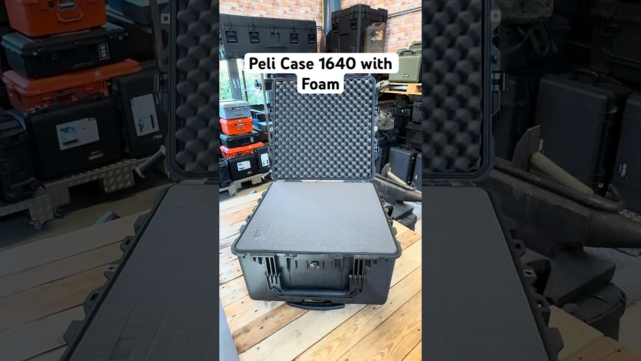 Peli Case 1640 with foam Review - Pelicase with special measurements #pelicase #pelicancase #cube