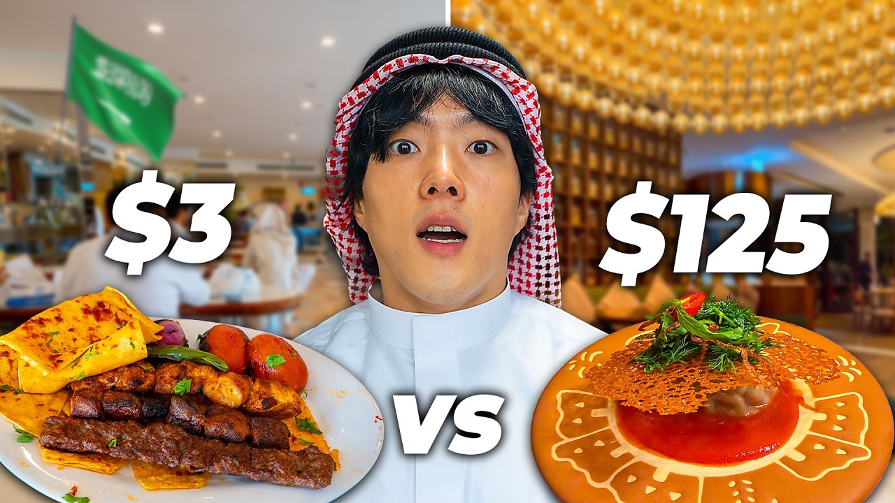 I Tried $3 and $120 Food in Saudi Arabia!