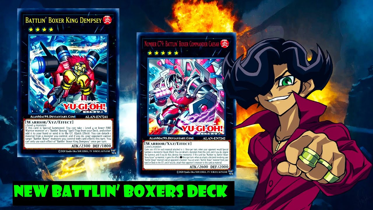 (YGOPRO) new Battlin’ Boxers deck,Number C79: Battlin’ Boxer Commander Caesa, Duelists of Explosion