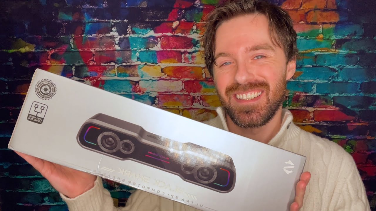 Распаковка Black Shark SP1 Bluetooth Computer RGB Speakers для настольных компьютеров и мобильных...
