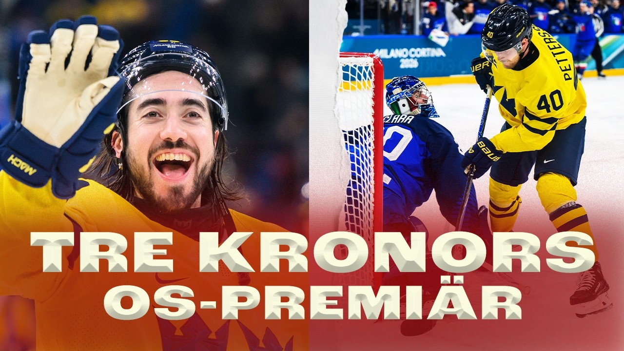 Tre Kronors OS-premiär | Frölunda i en stor svacka innan uppehållet | Finlands fiasko