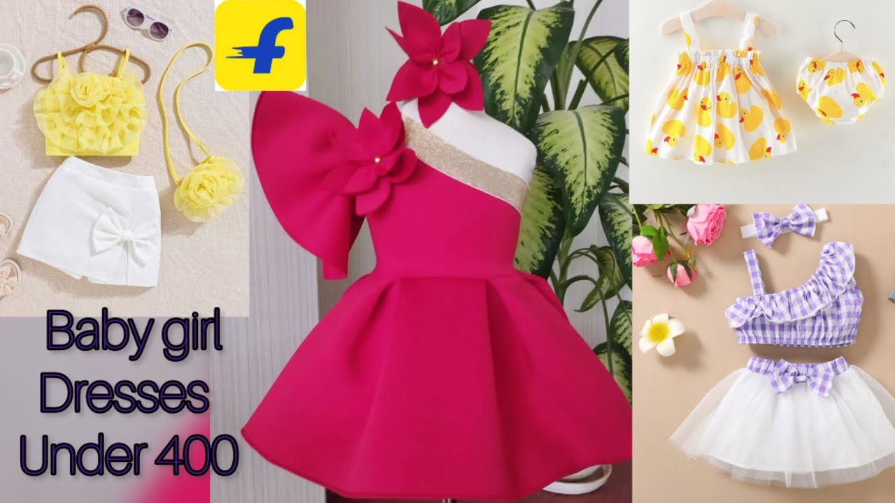 BABY Girl Dresses 👗 Haul || under 200 #flipkart Live unboxing