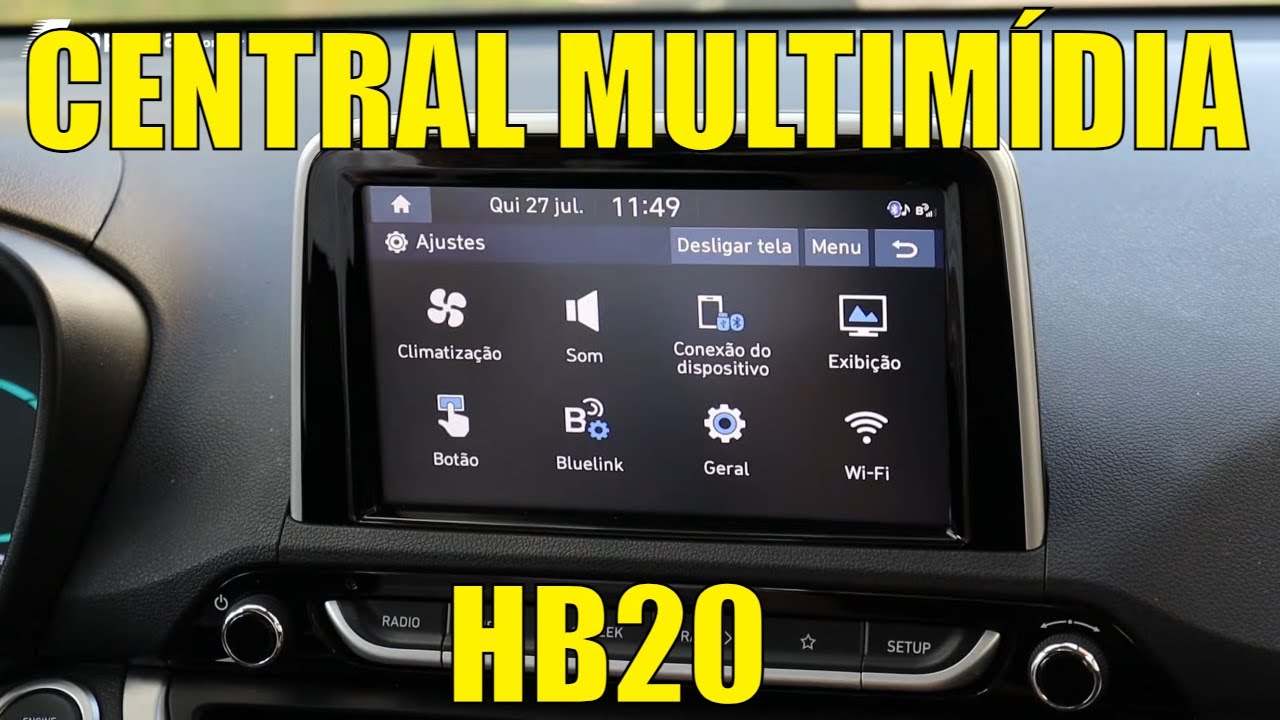 Dicas e macetes da central multimídia do Hyundai HB20