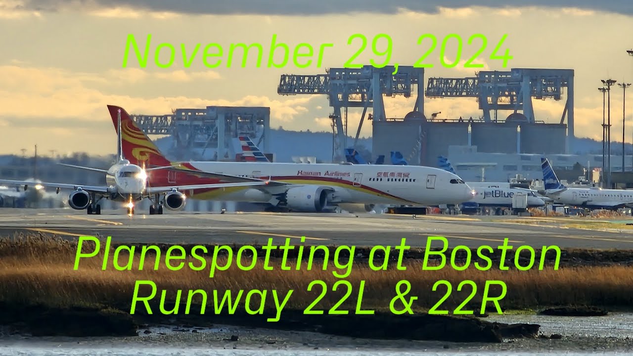 Planespotting at Boston | November 29, 2024