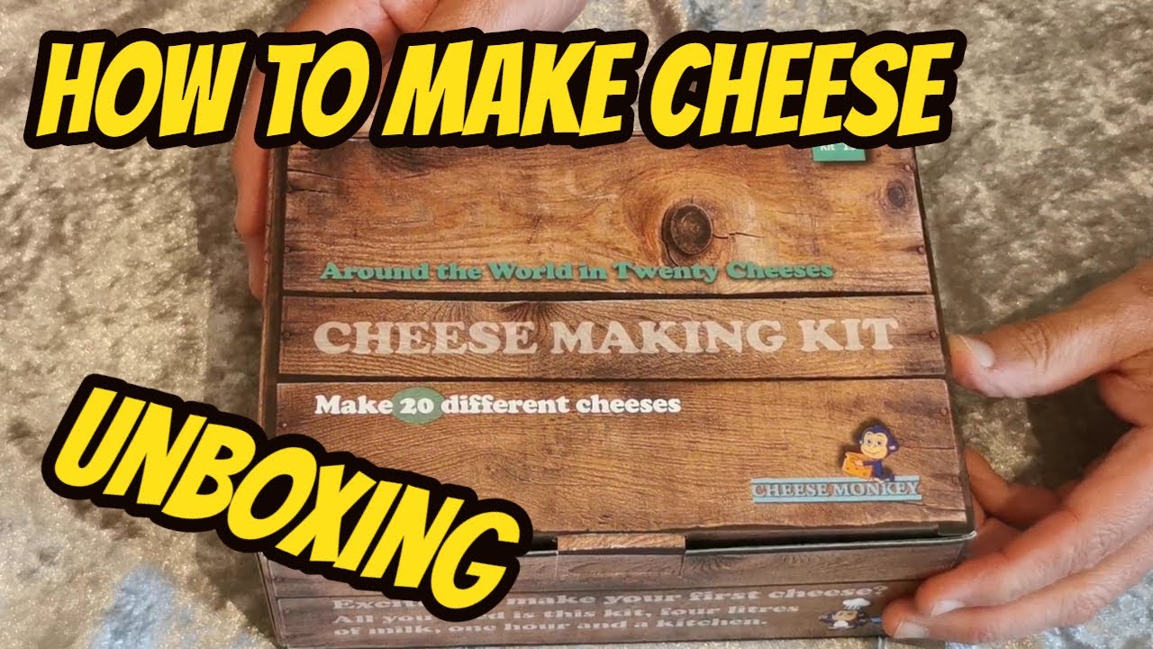 CHEESE MONKEY HOMEMADE CHEESE KIT UNBOXING