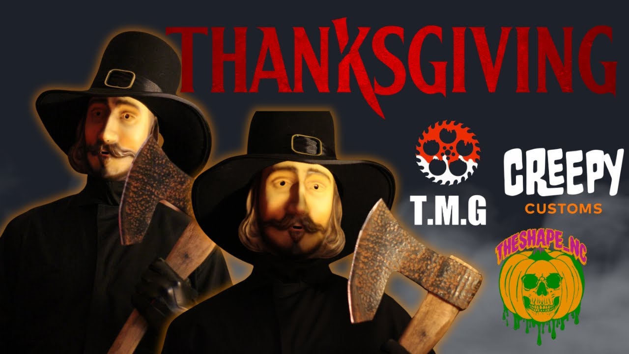 John Carver Unboxing/Cosplay, Thanksgiving 2023, Creepy Customs, The Meat Grinder, Eli Roth