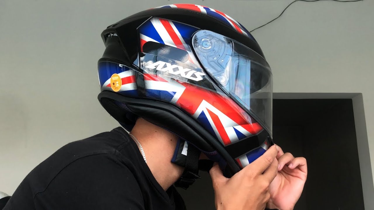 CAPACETE AXXIS DRAKEN 🇬🇧 - MEU CAPACETE AXXIS CHEGOU!
