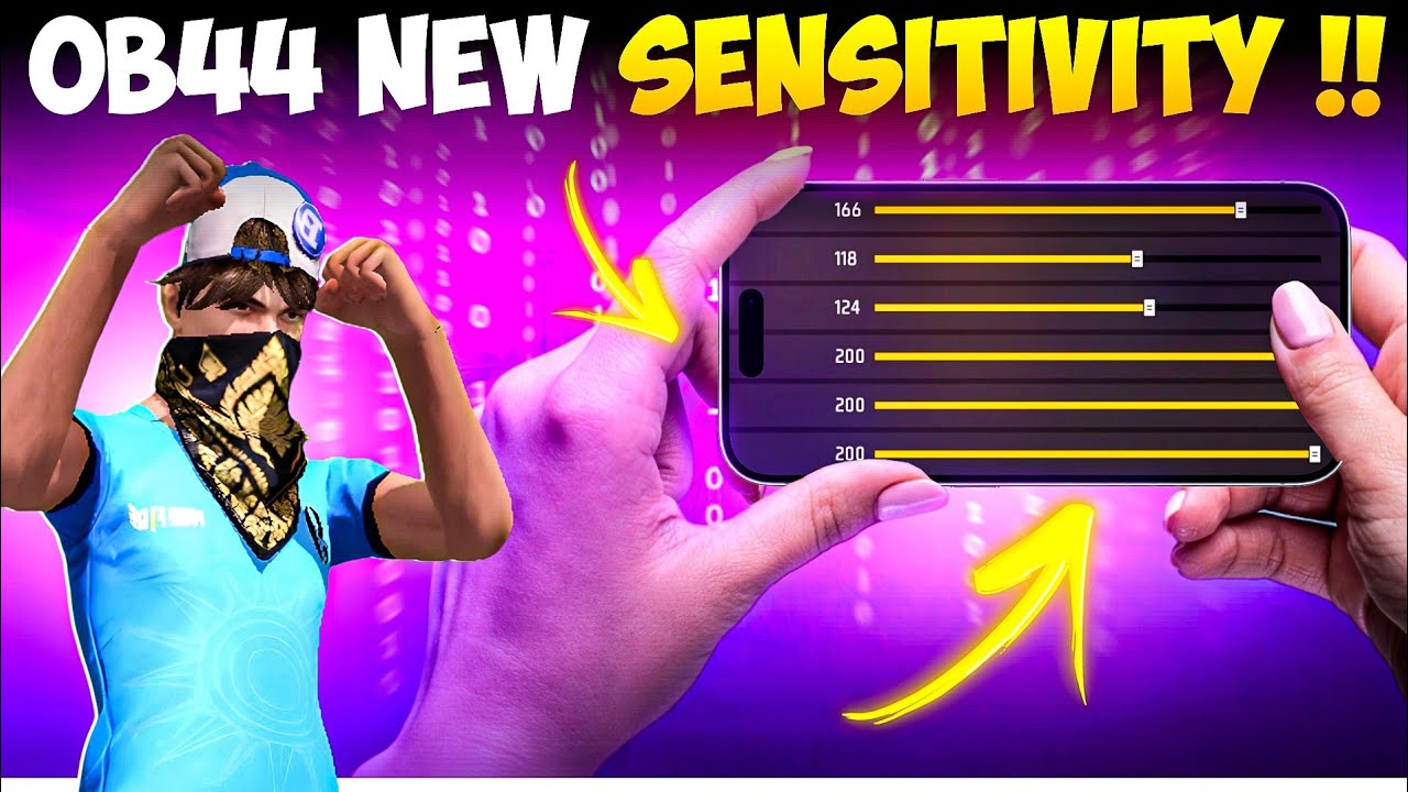 💥 OB44 New 200 Sensitivity Android ✅ Iphone ❌  Low End Mobile Tips and Tricks || Hariscar