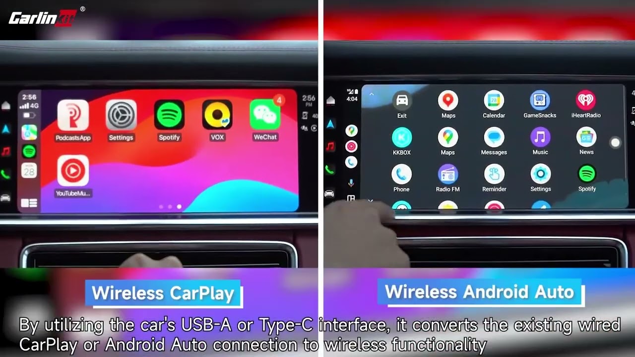 CarlinKit 5.0 Mini Ultra Wireless Adapter Wireless CarPlay Android Auto F