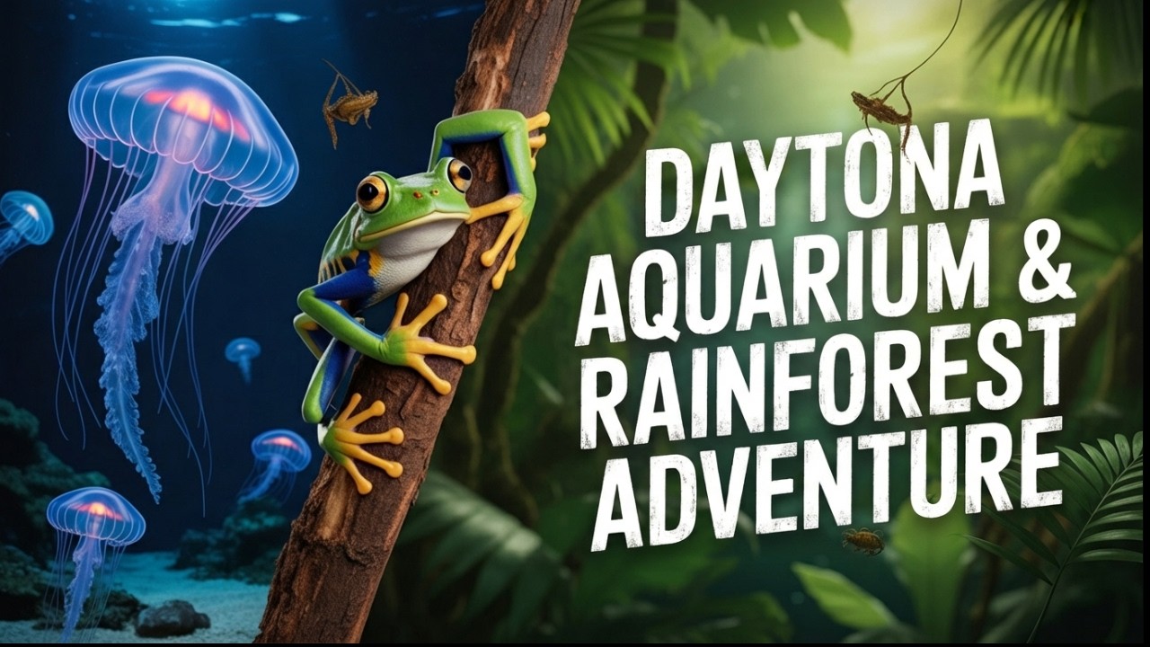 Daytona Aquarium & Rainforest Adventure Full Tour -Daytona Beach, FL - Part One