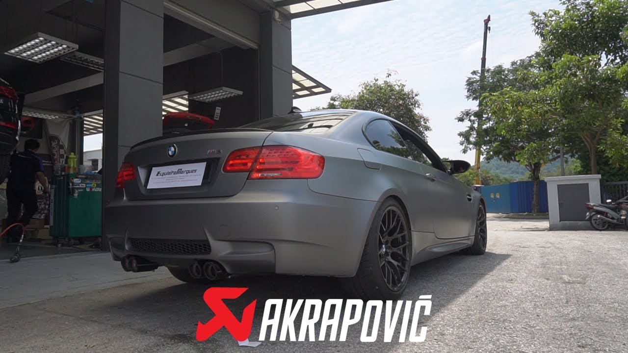 BMW M3 E92 X AKRAPOVIC EXHAUST | NATURALLY ASPIRATED V8 SOUND