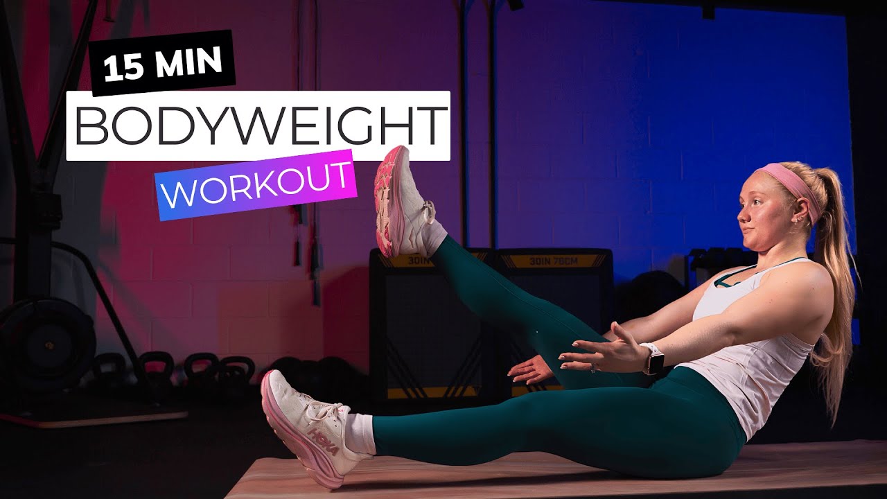 Full Body Bodyweight Workout | 15 Minutes at Home (No Equipment)