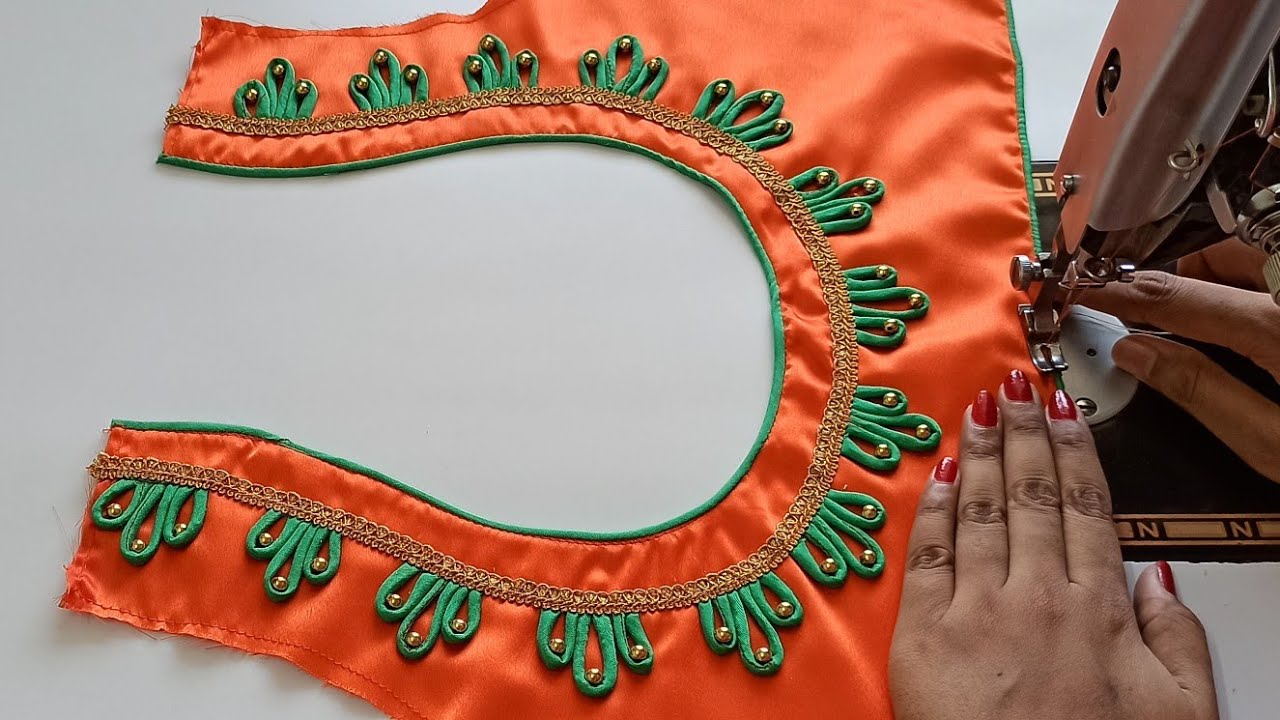 Blouse design | Blouse Designs | Back Neck Blouse Design Cutting And Stitching | Blouse Neck Designs
