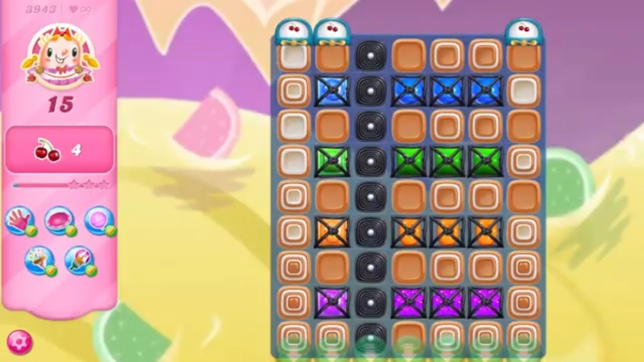 Candy Crush Saga LEVEL 3943 NO BOOSTERS (new version)🔄✅