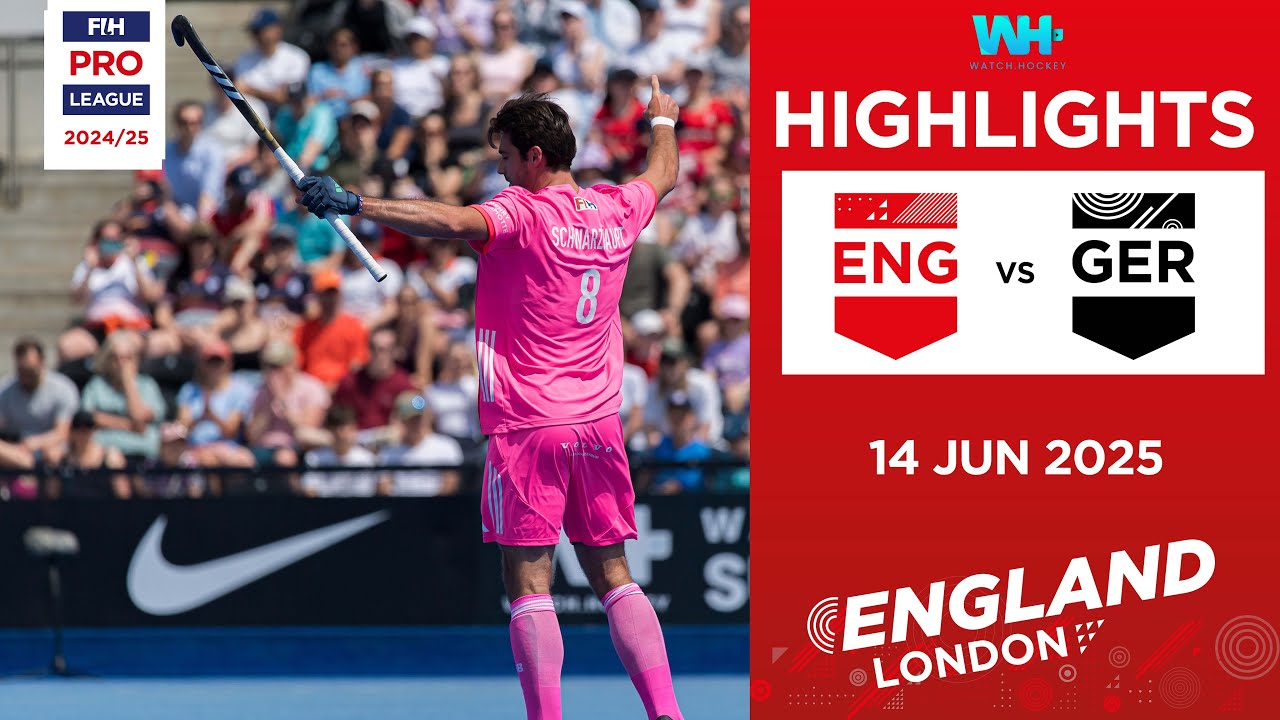 Лучшие моменты FIH Hockey Pro League 2024-25: Англия против Германии (м) | Матч 1
