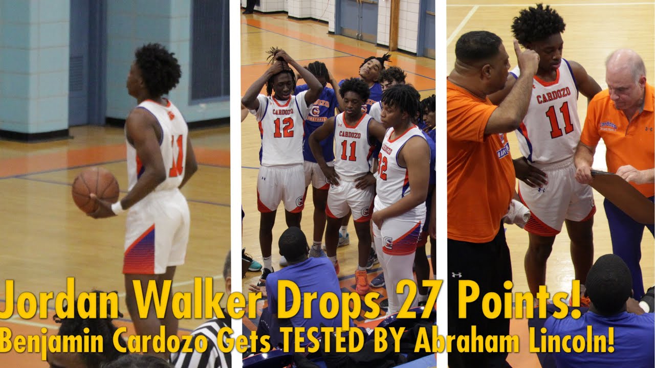 Benjamin Cardozo Gets TESTED BY Abraham Lincoln! Jordan Walker Drops 27 Points!