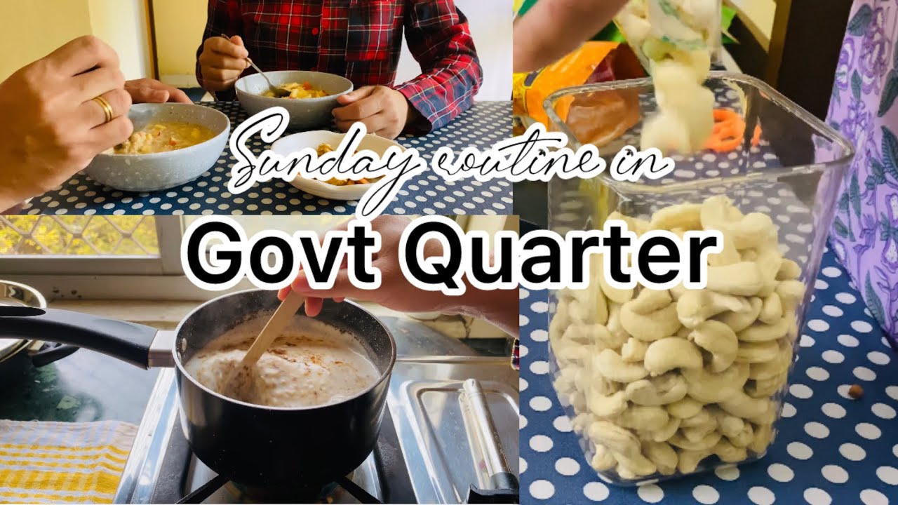 Sunday routine in Govt Quarters | slow living healthy breakfast🌻| ASMR cooking vlog by Nishjeet👩‍🍳