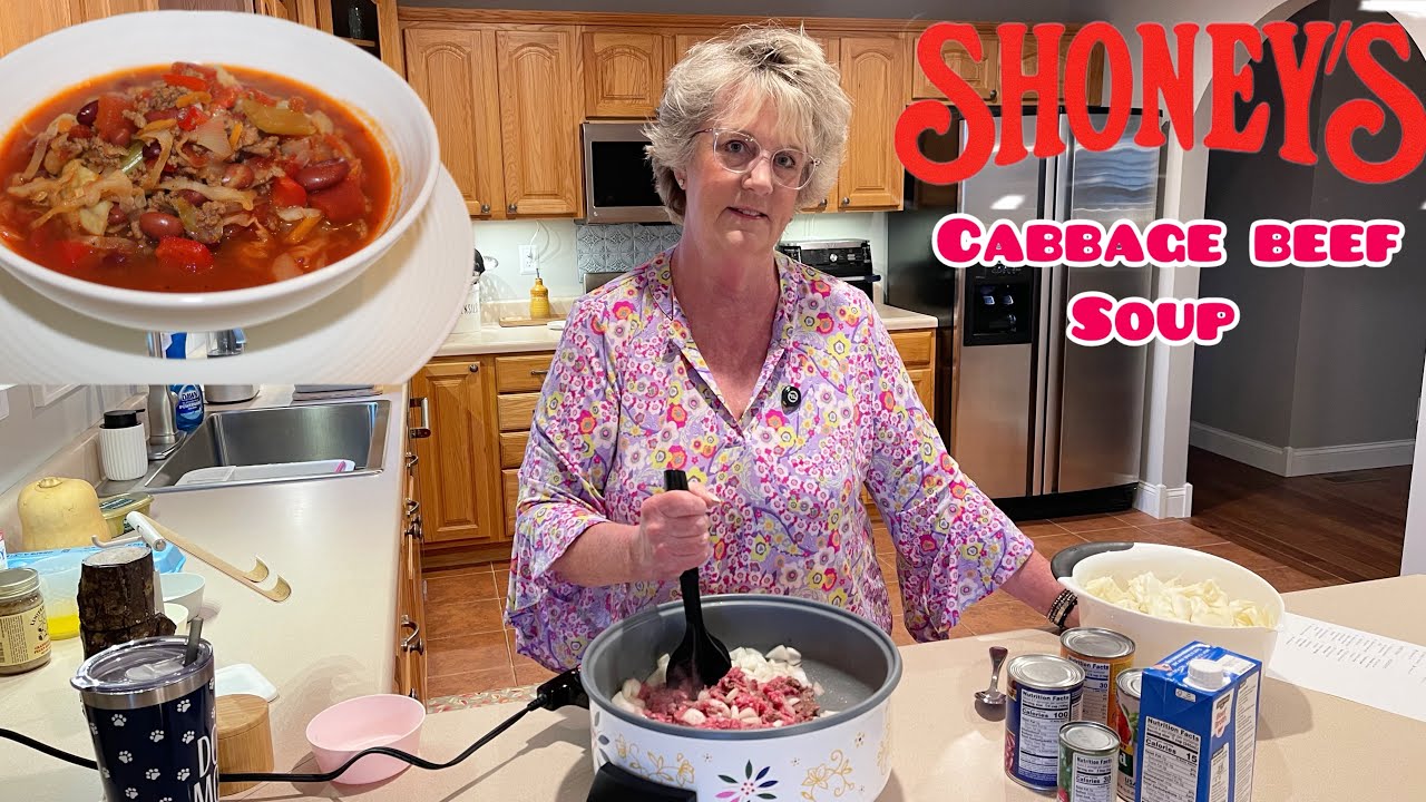  We Made Shoney’s Legendary Cabbage Beef Soup 