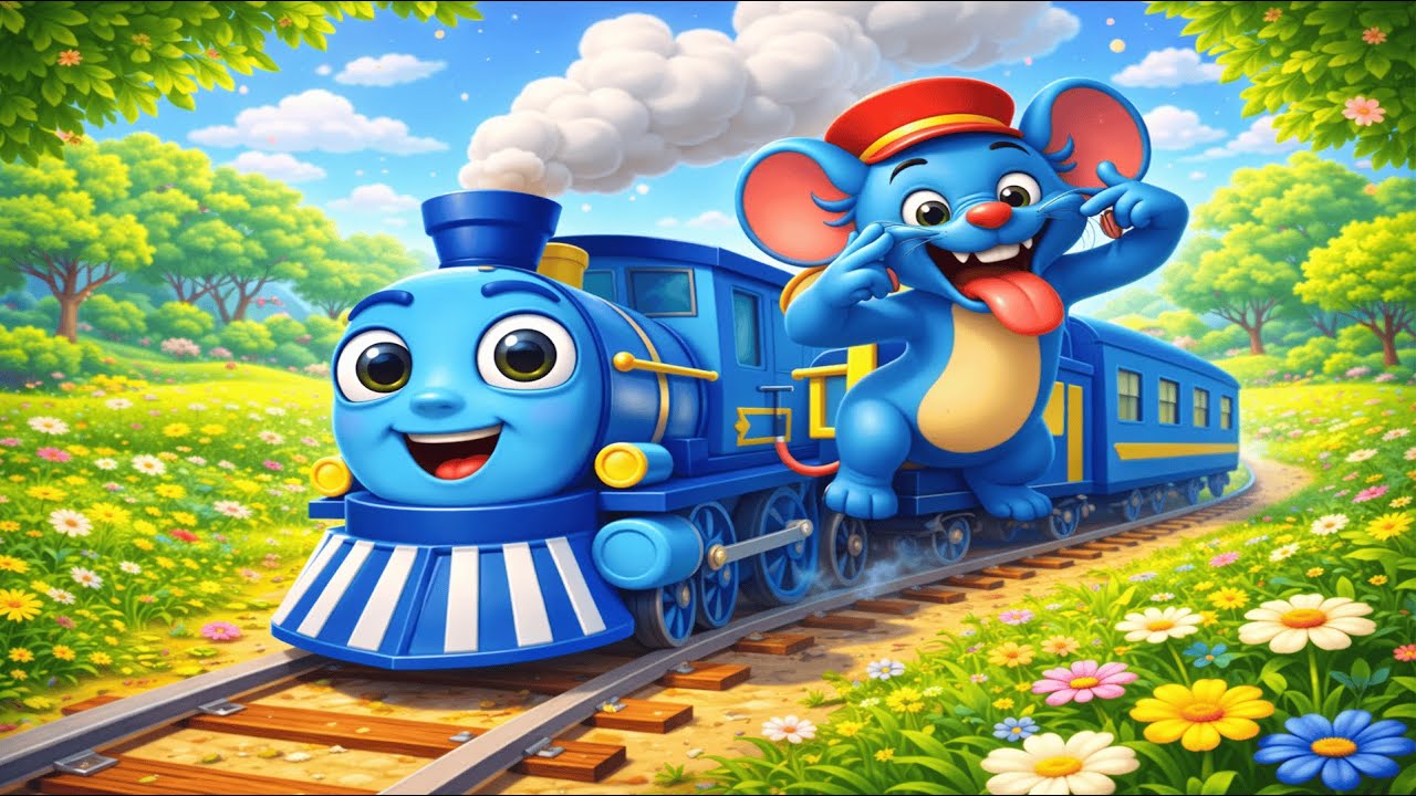 🚂Tac Ta Tac ❤️Pe Șine Lucioase 🤪🔥💥 Cântece și desene animate pentru copii | RILU KIDS