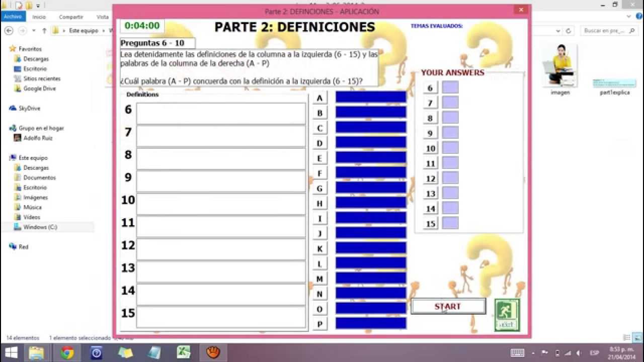 PRE-SABER 11 (DEFINICIONES)