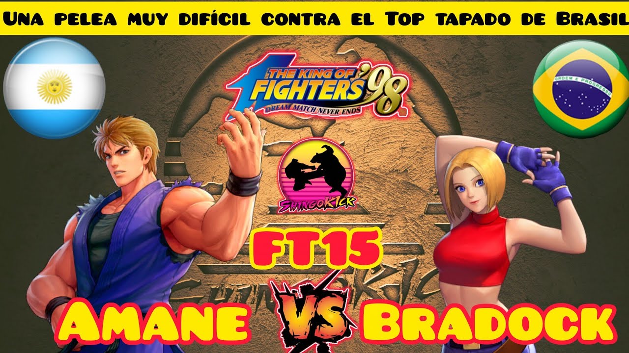 🔥Un rival con un equipo DIFERENTE🔥🇦🇷Amane🇦🇷🆚🇧🇷Bradock🇧🇷 FT15