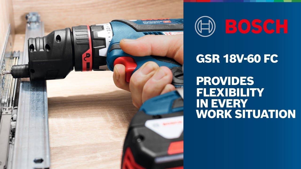 Bosch GSR 18V-60 FC Professional Cordless Drill/Driver