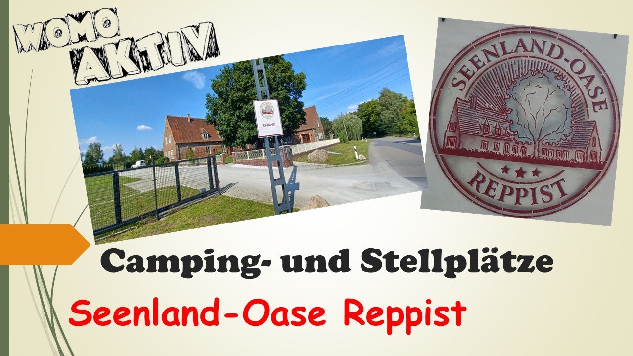 Campingplatz Seeland-Oase Reppist in Senftenberg Brandenburg Wohnmobilstellplatz  #womoaktiv