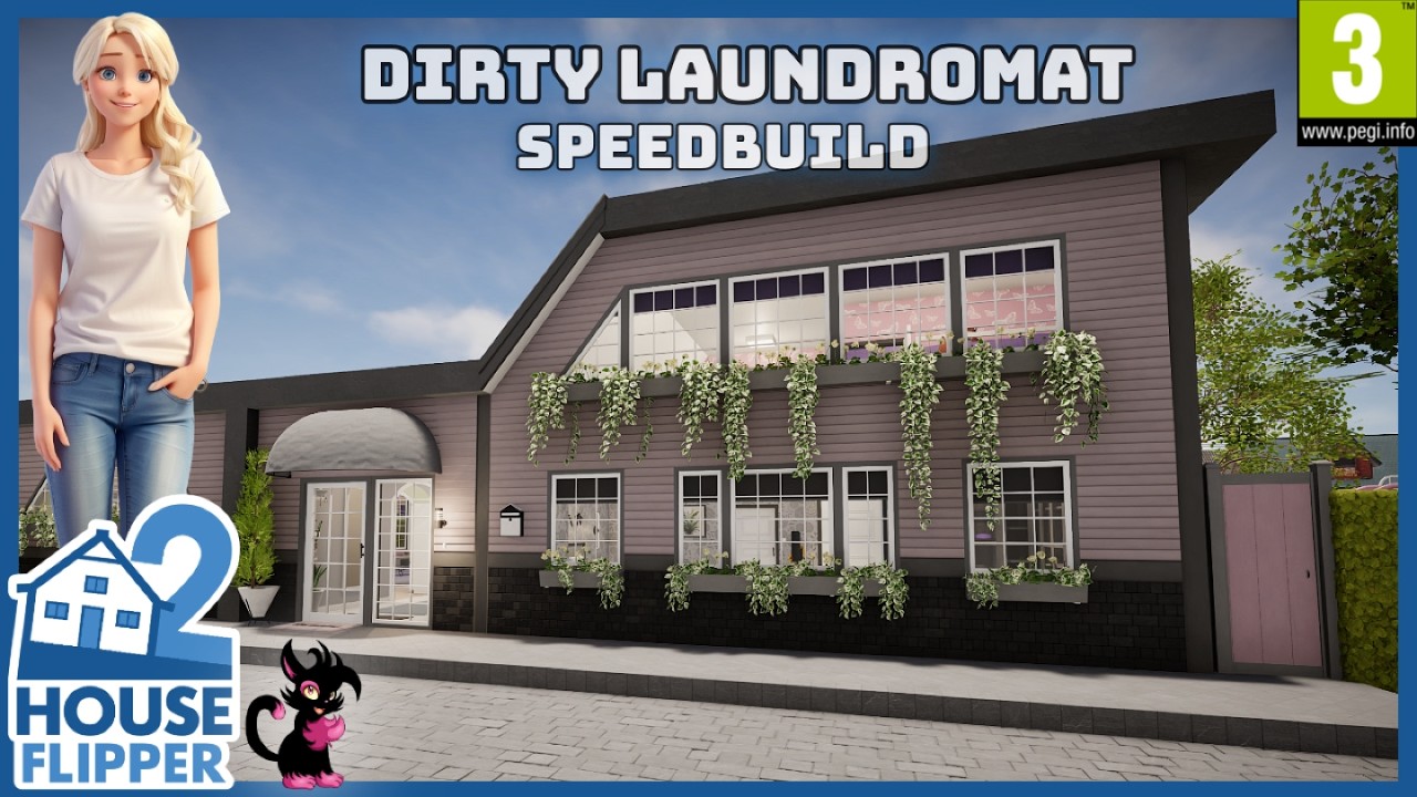 House Flipper 2 |   - Dirty Laundromat  - Speedbuild