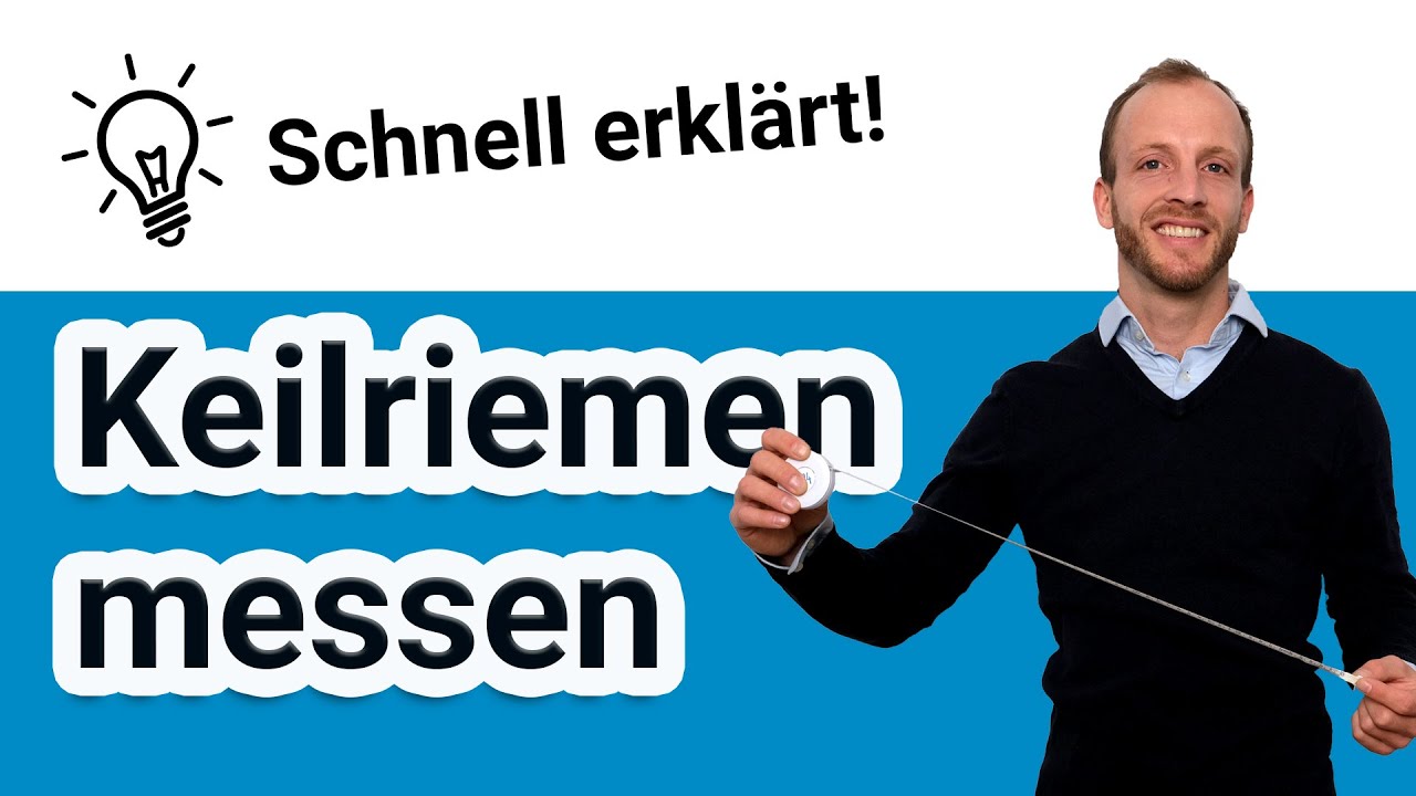 Keilriemen messen! In 2 Minuten - schnell erkl&auml;rt | HowTo - Z24.de