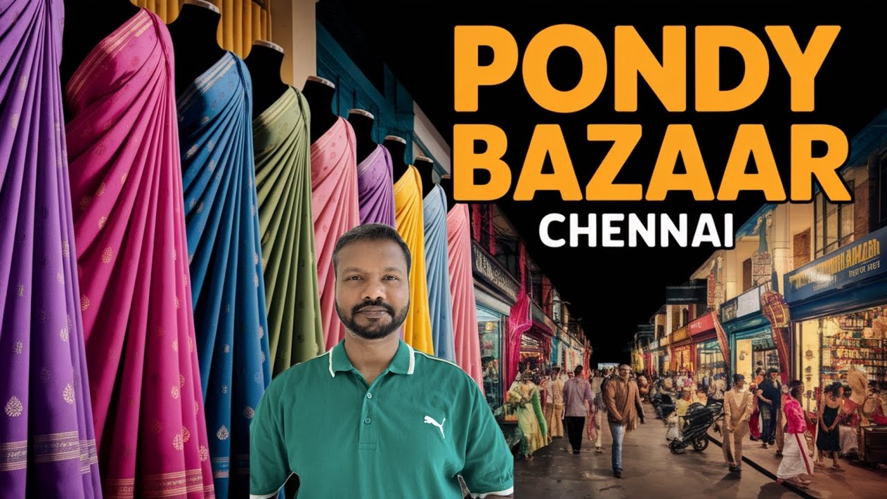 Exploring Pondy Bazaar Chennai | Best Shopping & Street Food Guide 2025!@backpackersathish
